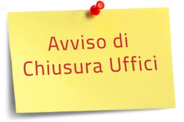 Chiusura estiva uffici Agosto